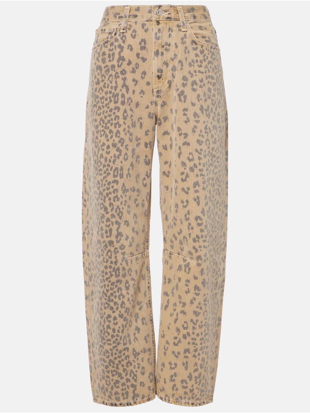 Citizens of Humanity Miro Relaxed Animal Cheetah Print Jean Size 24